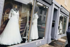 bridal store with a new coat of paint